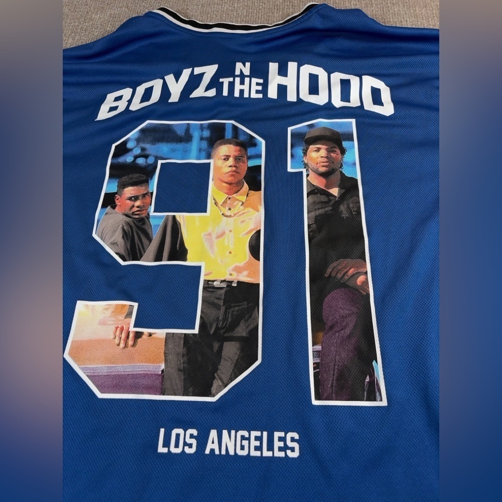 Blue Boyz N the Hood Graphic Jersey 0209